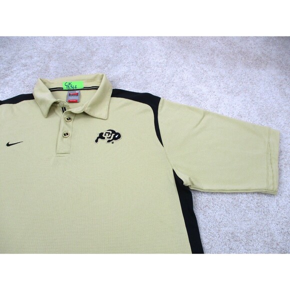 Colorado Buffaloes Nike Team Polo Shirt Mens Medium CU Boulder Football - Picture 3 of 15